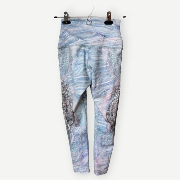 Evolution and Creation Mandala Elephant Print Stretch Leggings. Small. - Picture 2 of 6